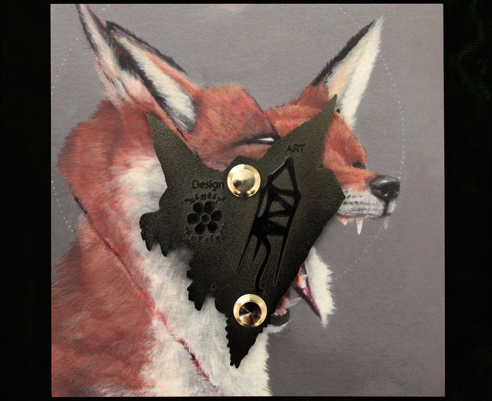 foix' enamel pin (3x2.5 inches) | Dusty Ray Paints